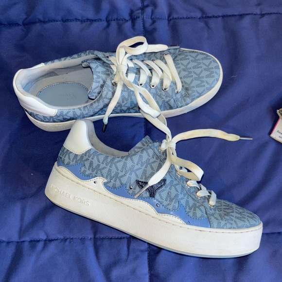 Michael Kors Shoes - Michael Kors Signature MK Nautical Whale Sneakers - size 7